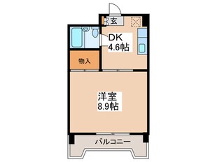 山水ビルサンスィ－トヴィラの物件間取画像